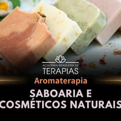 Curso Aromaterapia, saboaria e cosméticos naturais Curso Aromaterapia, saboaria e cosméticos naturais